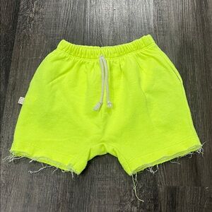Childhoods Clothing Neon Yellow Shorts